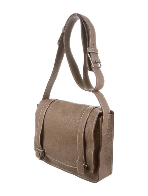 logo hermes messenger bag|Hermes Messenger bag for women.